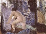 Edgar Degas Out off bath oil painting on canvas